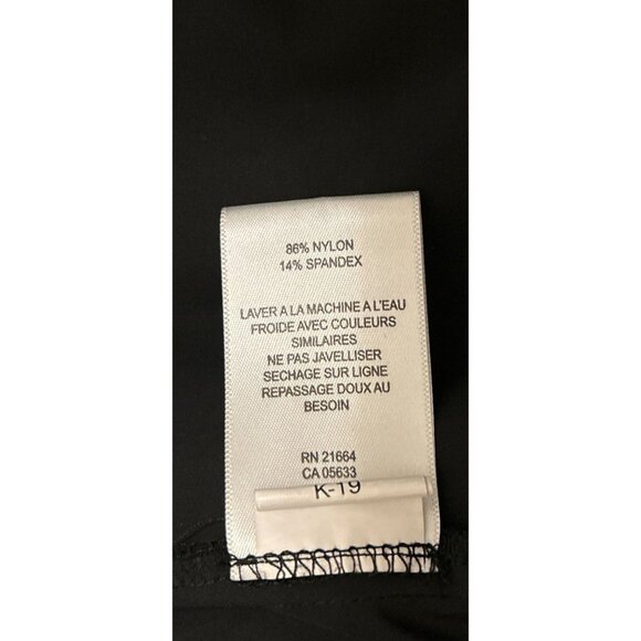 Foxcroft Sz 10 Black Pants Stretch Slim-Fit Nylon Spandex Adjustable Waist - Picture 9 of 9